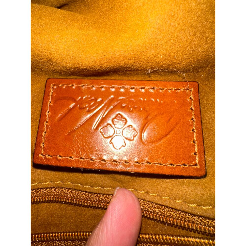 Patricia Nash Avellino Le Fleur Floral Leather Crossbody Navy Multicolor - Picture 6 of 7